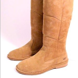Ugg Samantha Pull On Tall Suede Boots Size 8